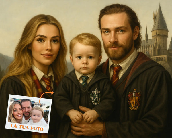 Ritratto Personalizzato stile Harry Potter