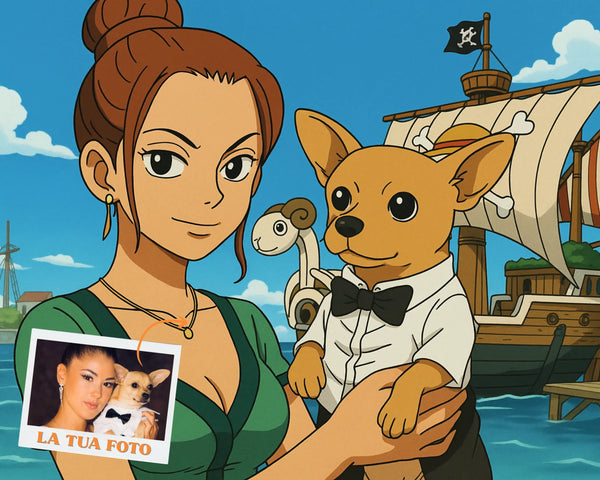 Ritratto Personalizzato stile One Piece