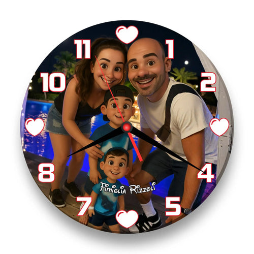 Orologio in Vetro Personalizzato Disney