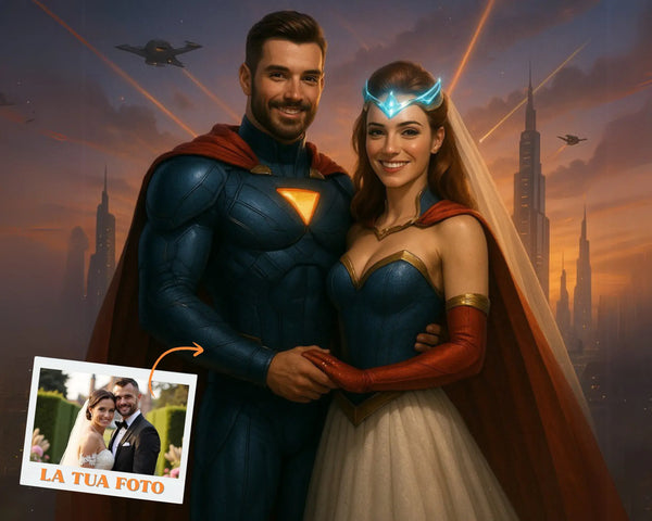 Ritratto Personalizzato stile Avengers