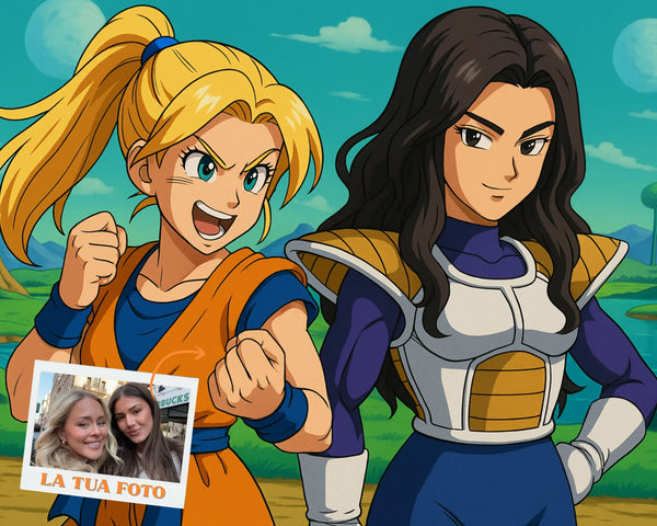 Ritratto Personalizzato stile Dragonball