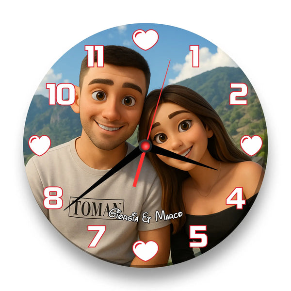 Orologio in Vetro Personalizzato Disney