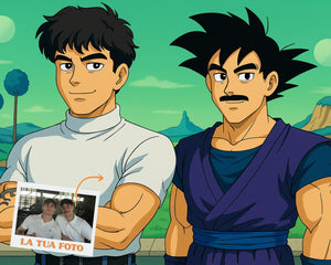 Ritratto Personalizzato stile Dragonball