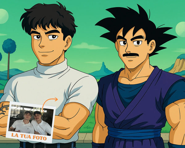 Ritratto Personalizzato stile Dragonball