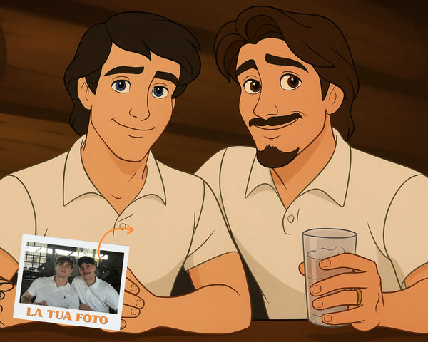Ritratto Personalizzato stile Cartoon 2D