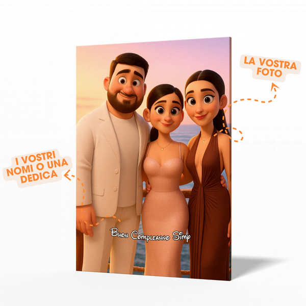 Tela Personalizzata stile Cartoon Disney