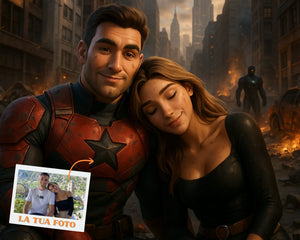 Ritratto Personalizzato stile Avengers