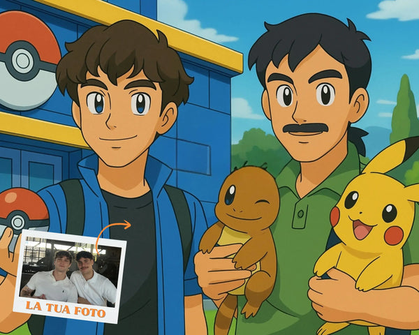 Ritratto Personalizzato stile Pokemon