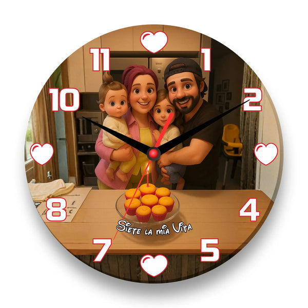 Orologio in Vetro Personalizzato Disney