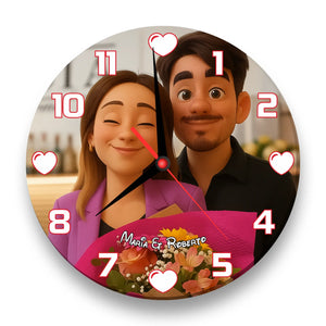 Orologio in Vetro Personalizzato Disney