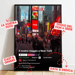 Poster Personalizzato stile Netflix