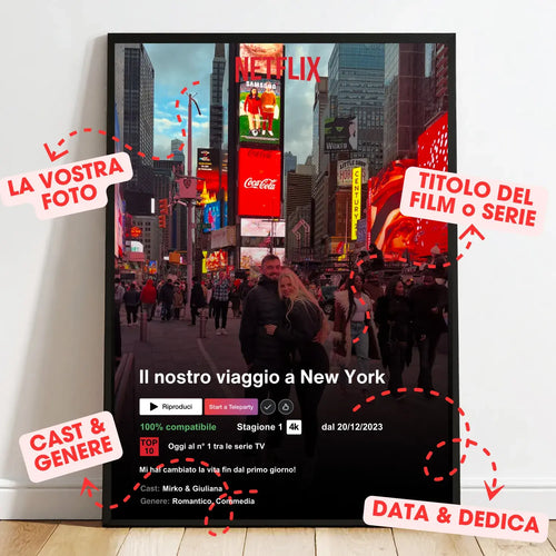 Poster Personalizzato stile Netflix