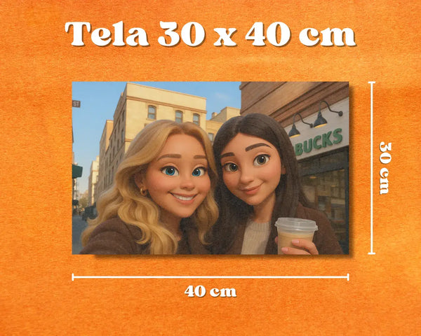 Ritratto Personalizzato stile Cartoon 3D
