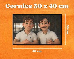 Ritratto Personalizzato stile Cartoon 3D