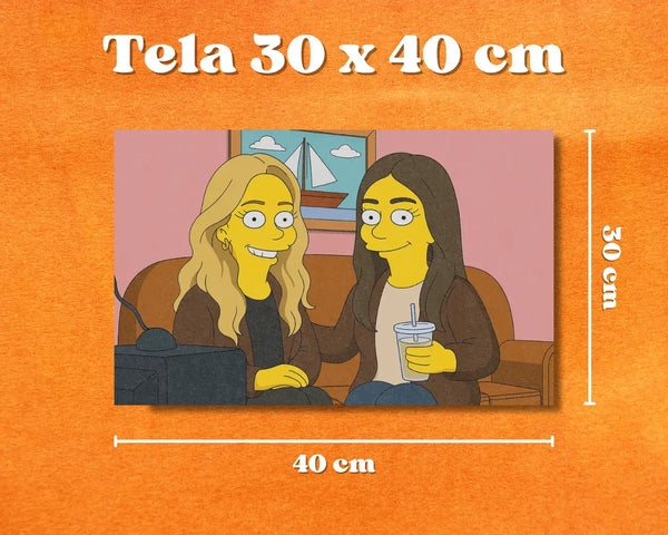 Ritratto Personalizzato stile Simpson