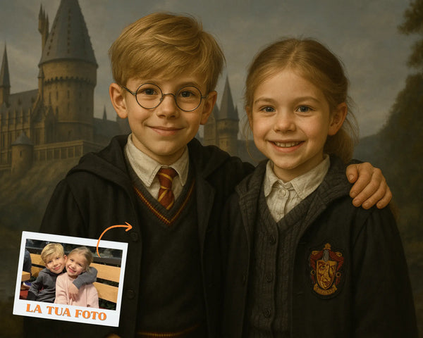 Ritratto Personalizzato stile Harry Potter