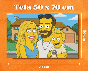 Ritratto Personalizzato stile Simpson