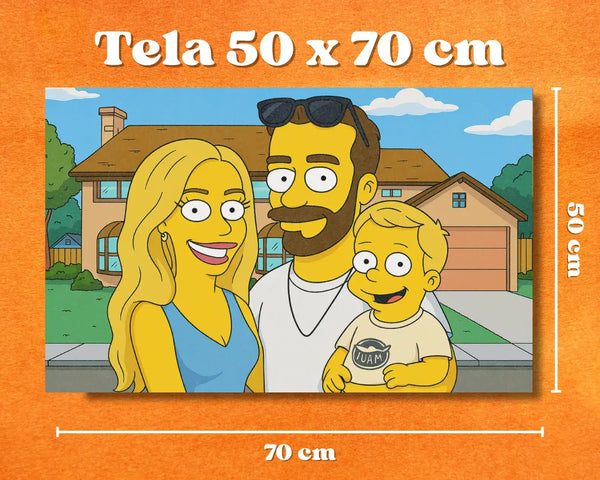 Ritratto Personalizzato stile Simpson