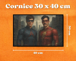 Ritratto Personalizzato stile Avengers