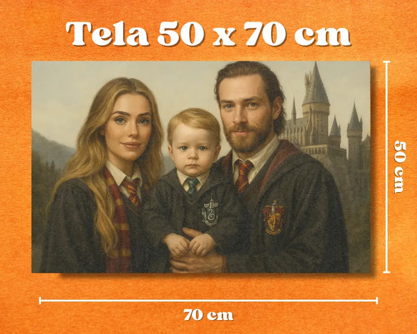 Ritratto Personalizzato stile Harry Potter