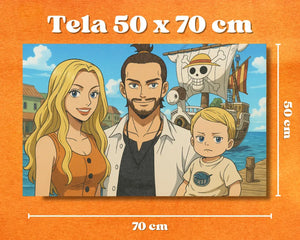 Ritratto Personalizzato stile One Piece