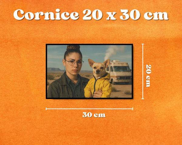Ritratto Personalizzato stile Breaking Bad