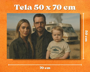 Ritratto Personalizzato stile Breaking Bad