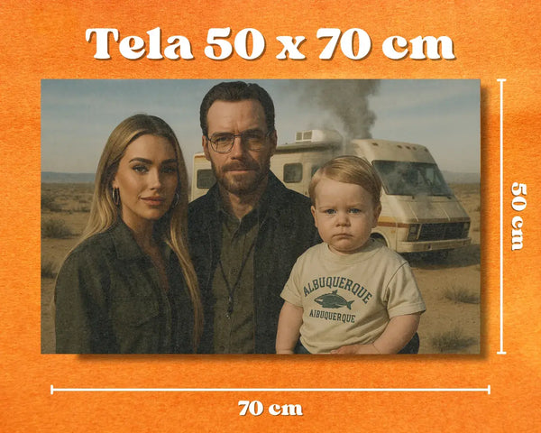 Ritratto Personalizzato stile Breaking Bad