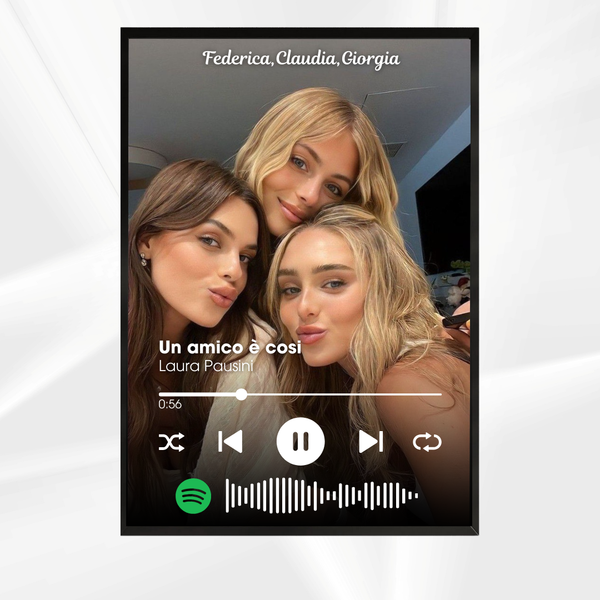 Poster Personalizzato stile Spotify