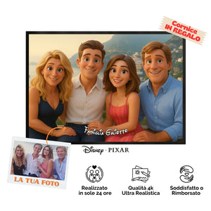 Ritratto Personalizzato stile Cartoon 3D