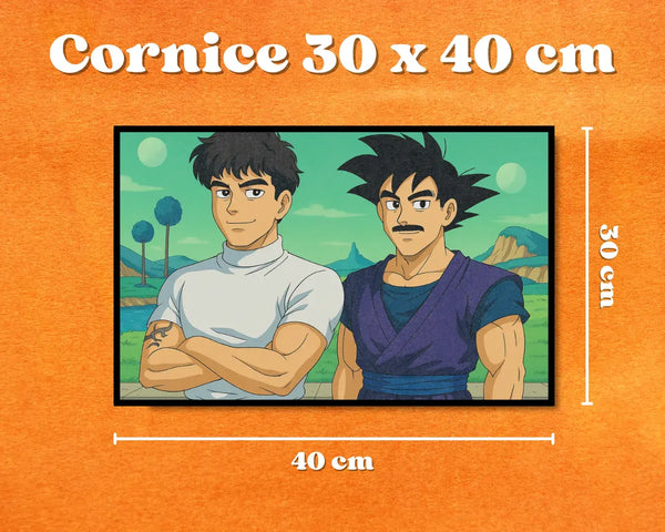 Ritratto Personalizzato stile Dragonball