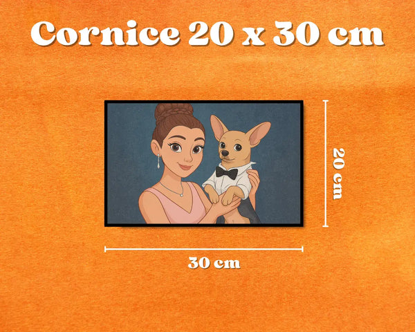 Ritratto Personalizzato stile Cartoon 2D