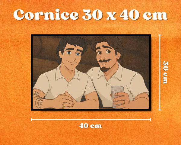 Ritratto Personalizzato stile Cartoon 2D