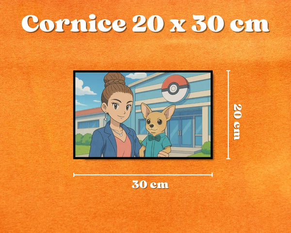 Ritratto Personalizzato stile Pokemon