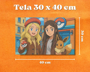 Ritratto Personalizzato stile Pokemon