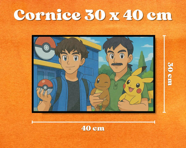 Ritratto Personalizzato stile Pokemon