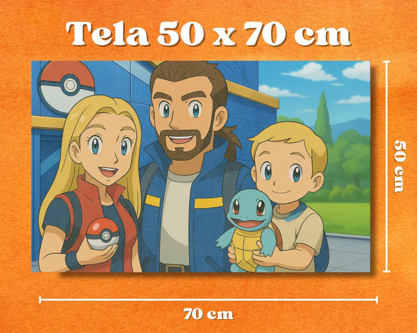 Ritratto Personalizzato stile Pokemon