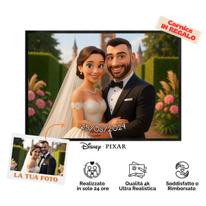 Ritratto Personalizzato stile Cartoon 3D