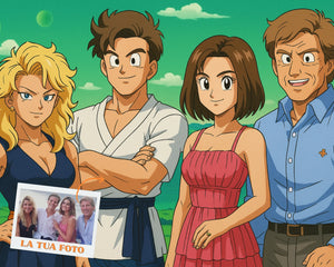 Ritratto Personalizzato stile Dragonball