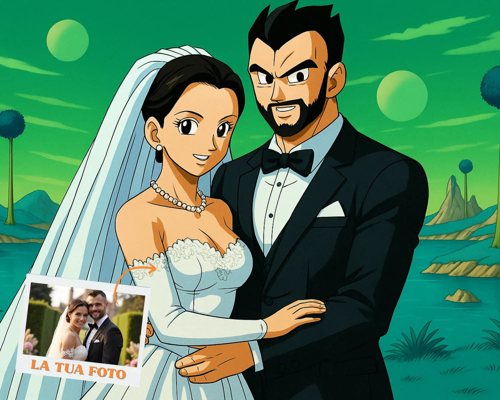 Ritratto Personalizzato stile Dragonball