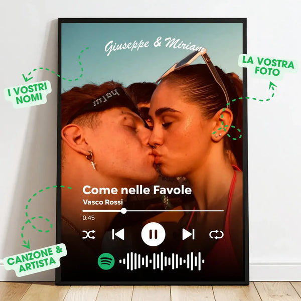 Poster Personalizzato stile Spotify