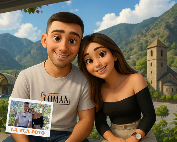 Ritratto Personalizzato stile Cartoon 3D