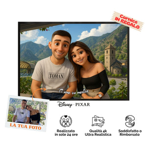 Ritratto Personalizzato stile Cartoon 3D