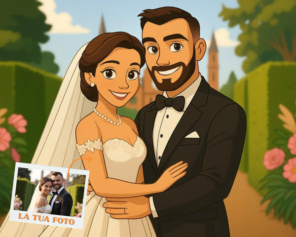 Ritratto Personalizzato stile Cartoon 2D