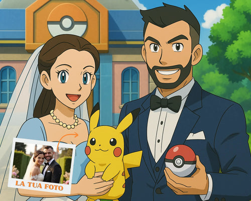 Ritratto Personalizzato stile Pokemon