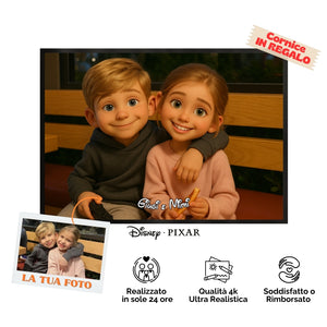 Ritratto Personalizzato stile Cartoon 3D