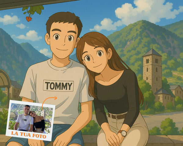 Ritratto Personalizzato stile Ghibli