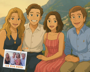 Ritratto Personalizzato stile Ghibli
