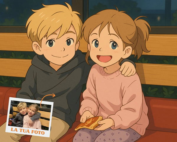 Ritratto Personalizzato stile Ghibli
