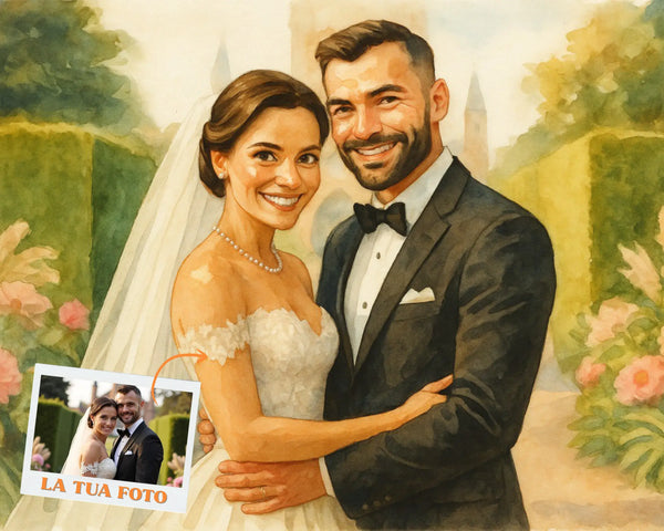 Ritratto Personalizzato stile Acquerello